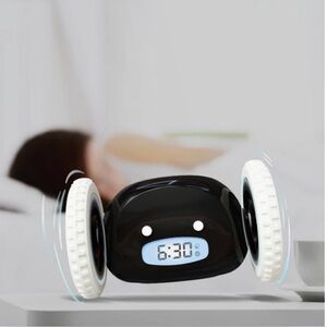 CLOCKY Extra Loud Alarm Clock for Heavy Sleepers on Wheels Rolls Runs Away